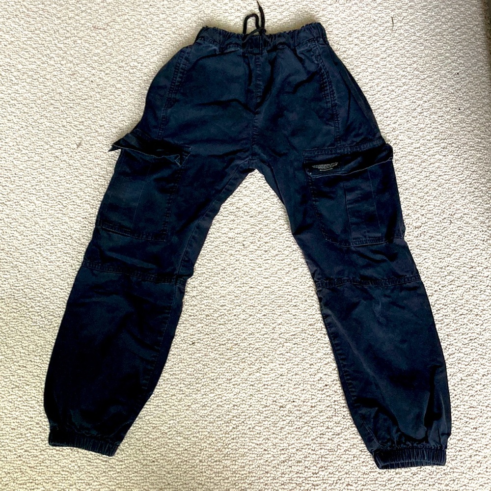 Girls black cargo pants.